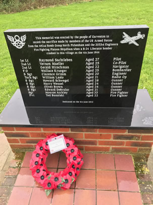 Memorial aand wreath